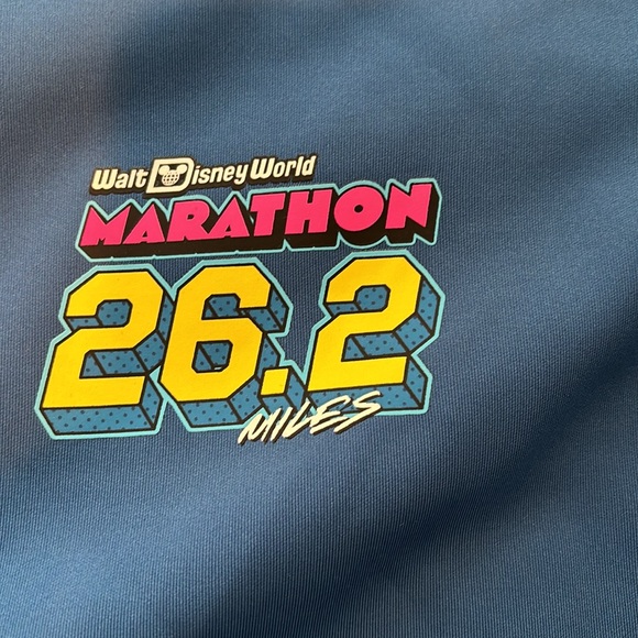 Walt Disney World Marathon Zip up Jacket blue - Picture 2 of 7